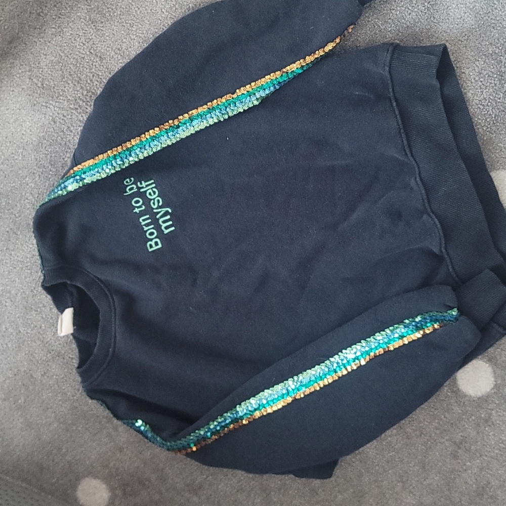 Blue sweatshirt